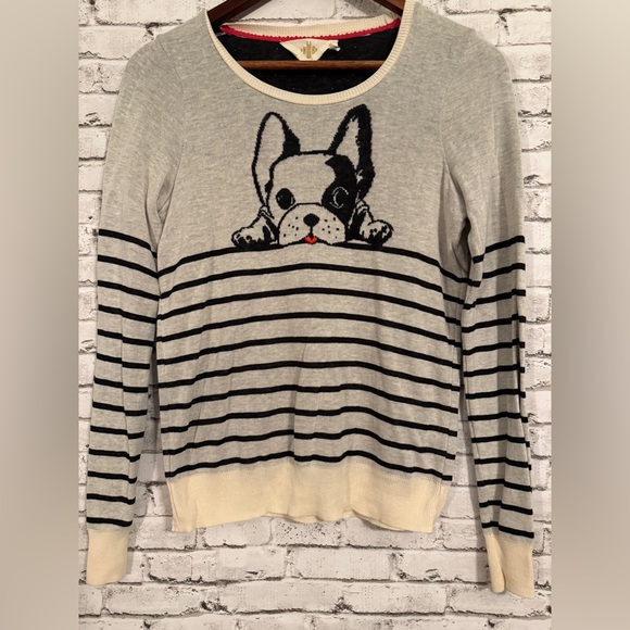 Anthropologie Boston Terrier Sweater - Small - Picture 1 of 4